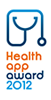 Health App Award 2012 mark shown on the original site